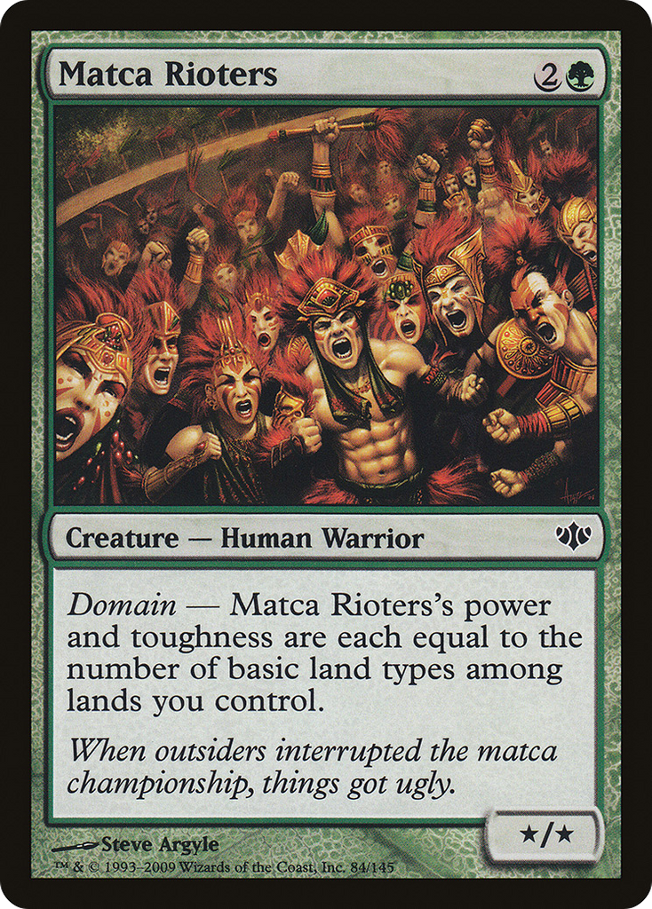 Magic: The Gathering - Matca Rioters - Conflux