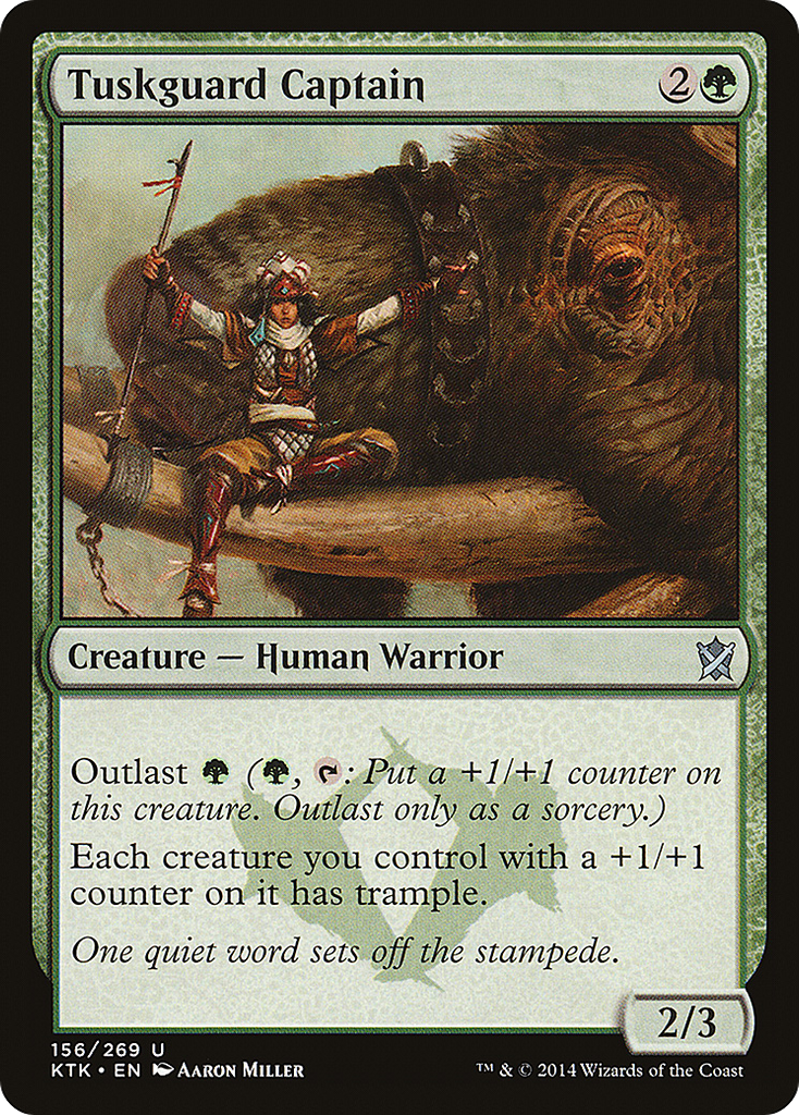 Magic: The Gathering - Tuskguard Captain - Khans of Tarkir