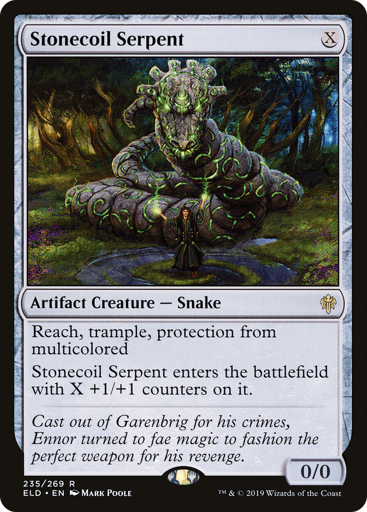 Magic: The Gathering - Stonecoil Serpent - Throne of Eldraine