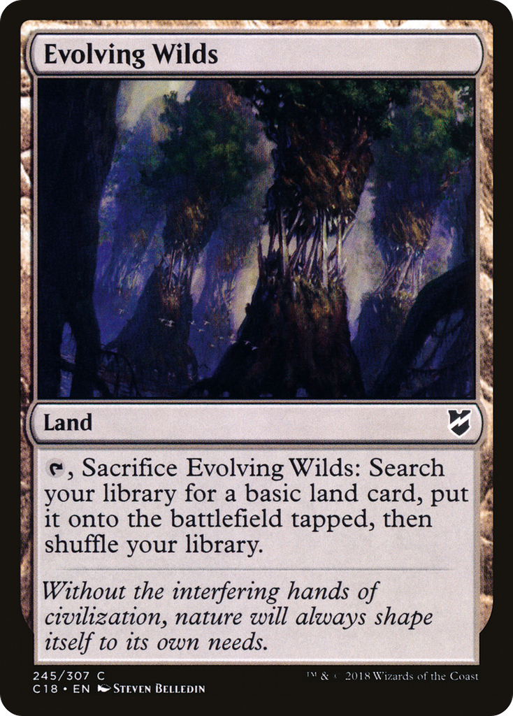 Magic: The Gathering - Evolving Wilds - Commander 2018