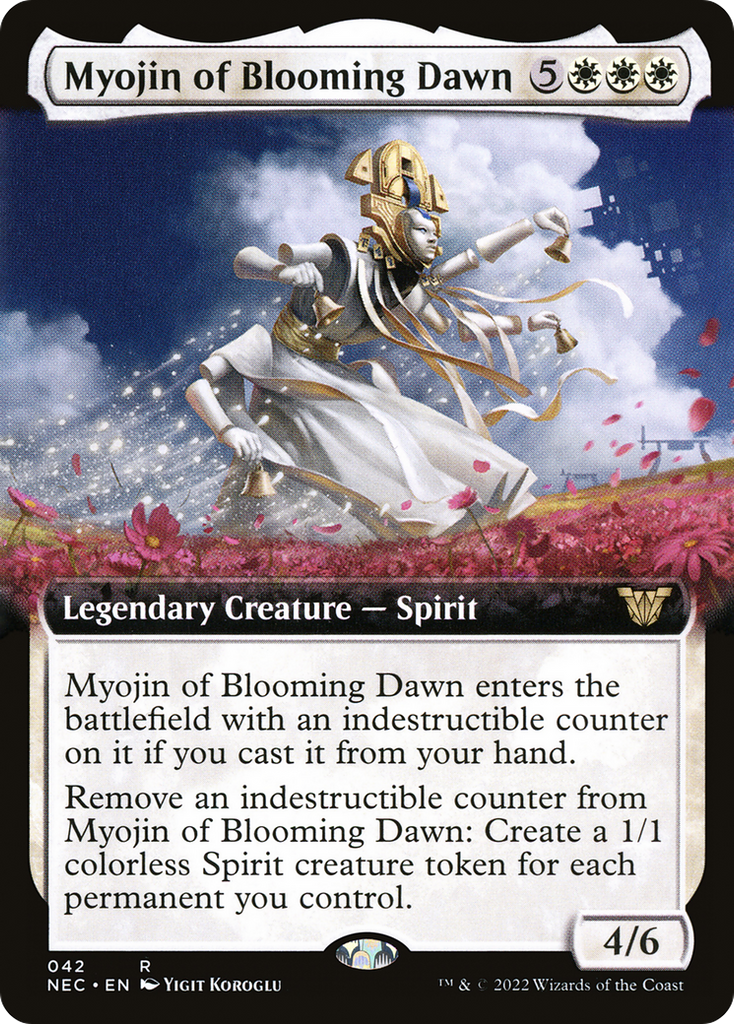 Magic: The Gathering - Myojin of Blooming Dawn - Neon Dynasty Commander