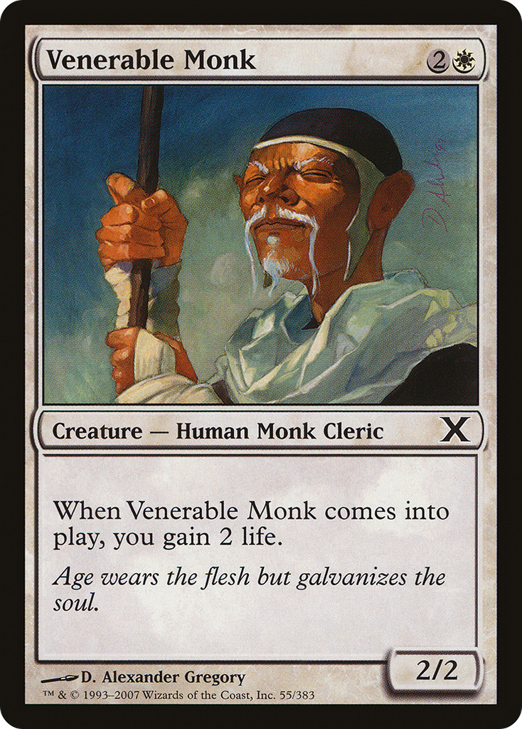 Magic: The Gathering - Venerable Monk - Tenth Edition