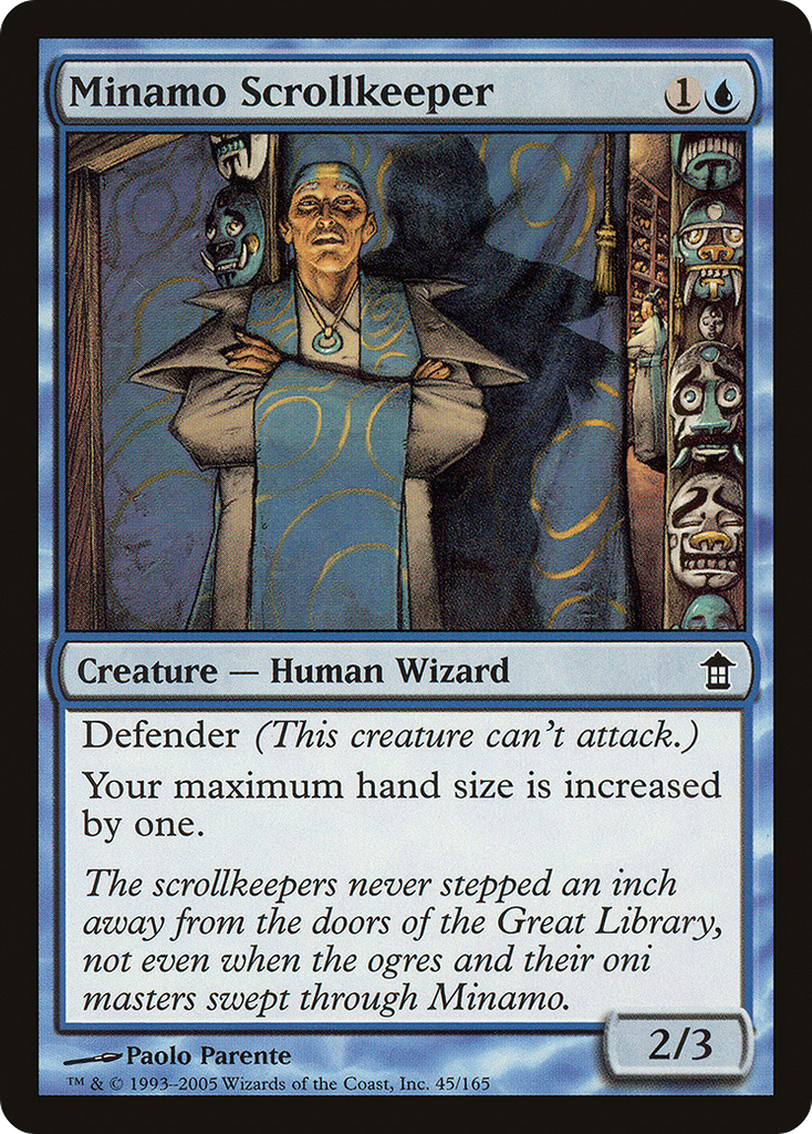 Magic: The Gathering - Minamo Scrollkeeper - Saviors of Kamigawa