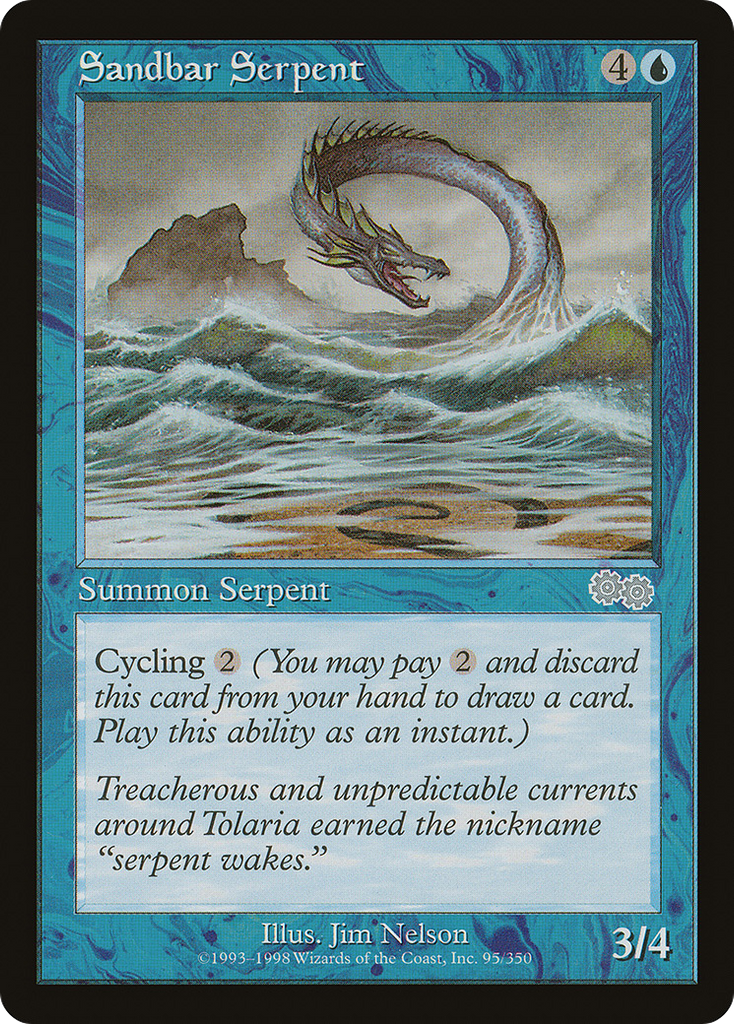 Magic: The Gathering - Sandbar Serpent - Urza's Saga