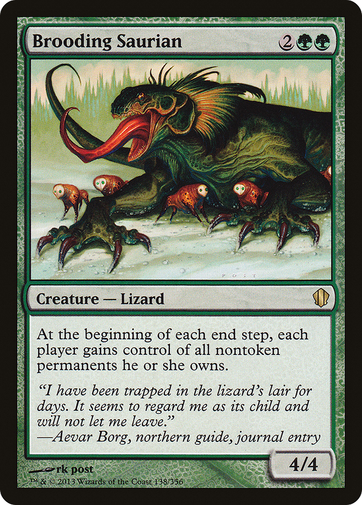 Magic: The Gathering - Brooding Saurian - Commander 2013