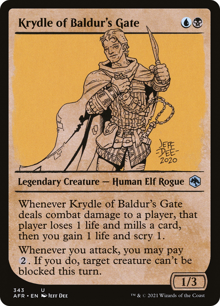 Magic: The Gathering - Krydle of Baldur's Gate Foil - Adventures in the Forgotten Realms