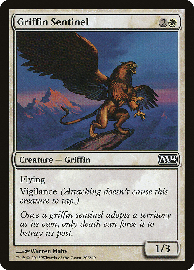 Magic: The Gathering - Griffin Sentinel - Magic 2014