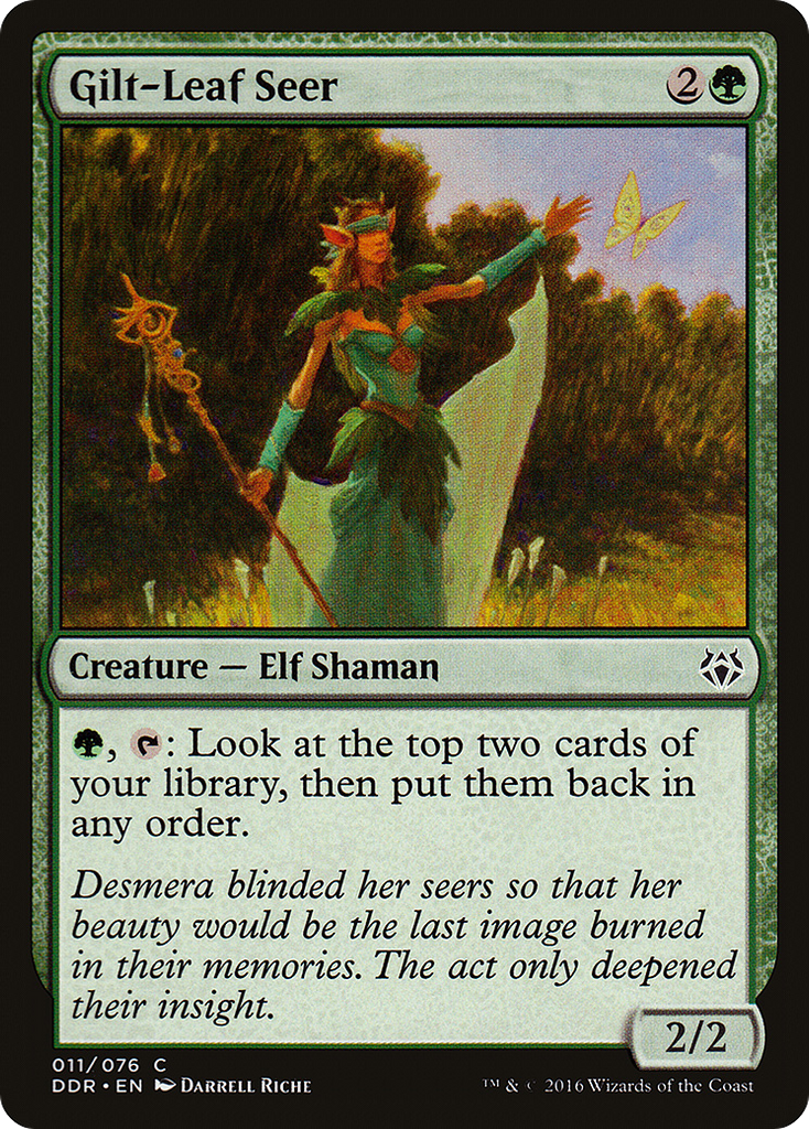 Magic: The Gathering - Gilt-Leaf Seer - Duel Decks: Nissa vs. Ob Nixilis