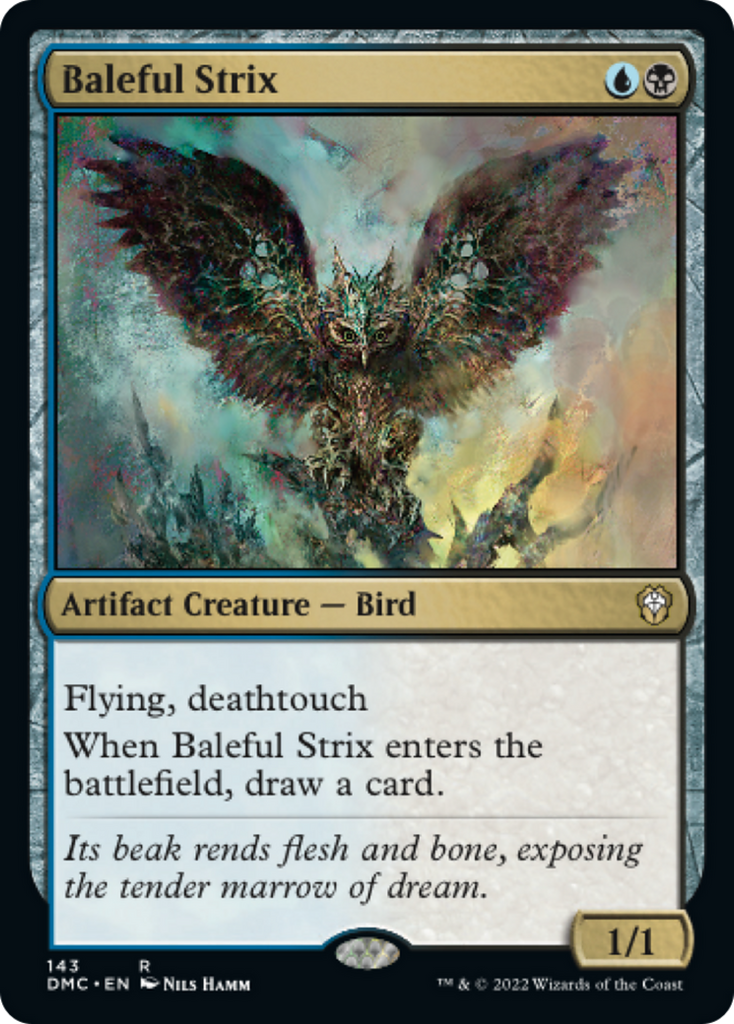 Magic: The Gathering - Baleful Strix - Dominaria United Commander