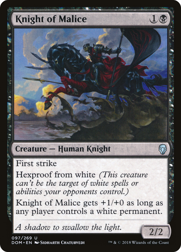 Magic: The Gathering - Knight of Malice - Dominaria