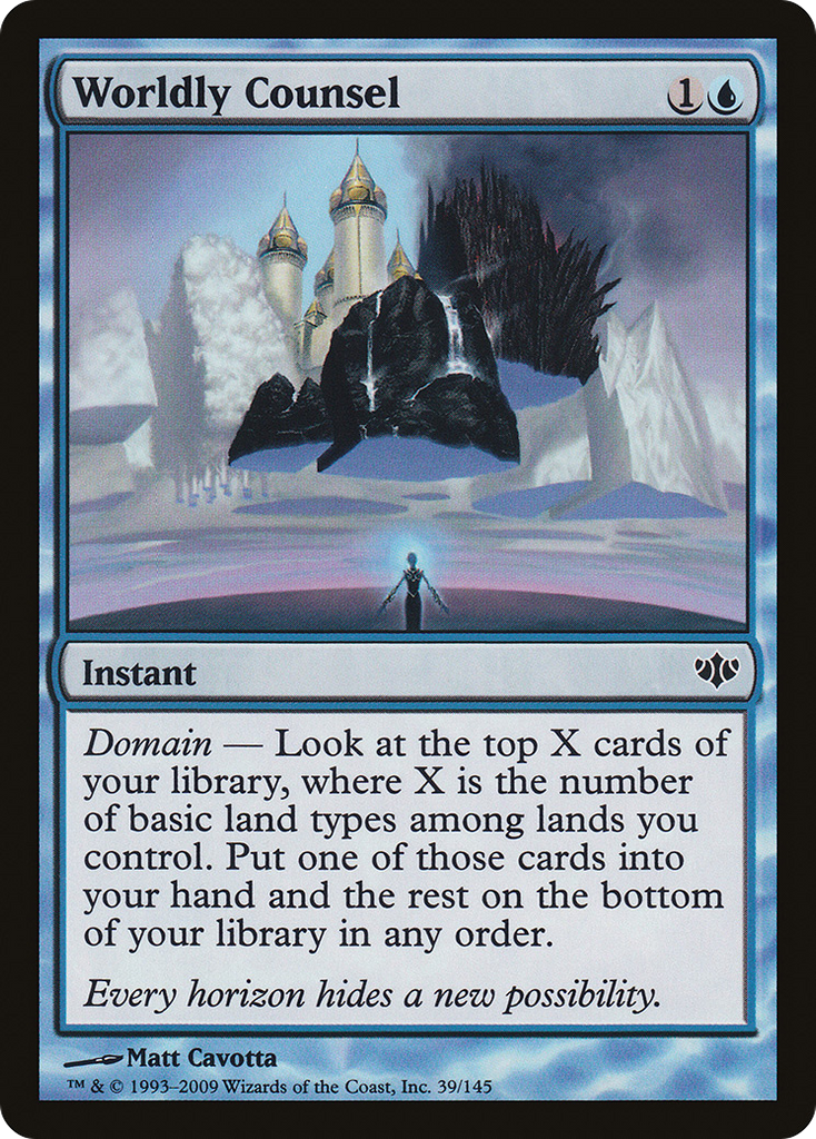 Magic: The Gathering - Worldly Counsel - Conflux