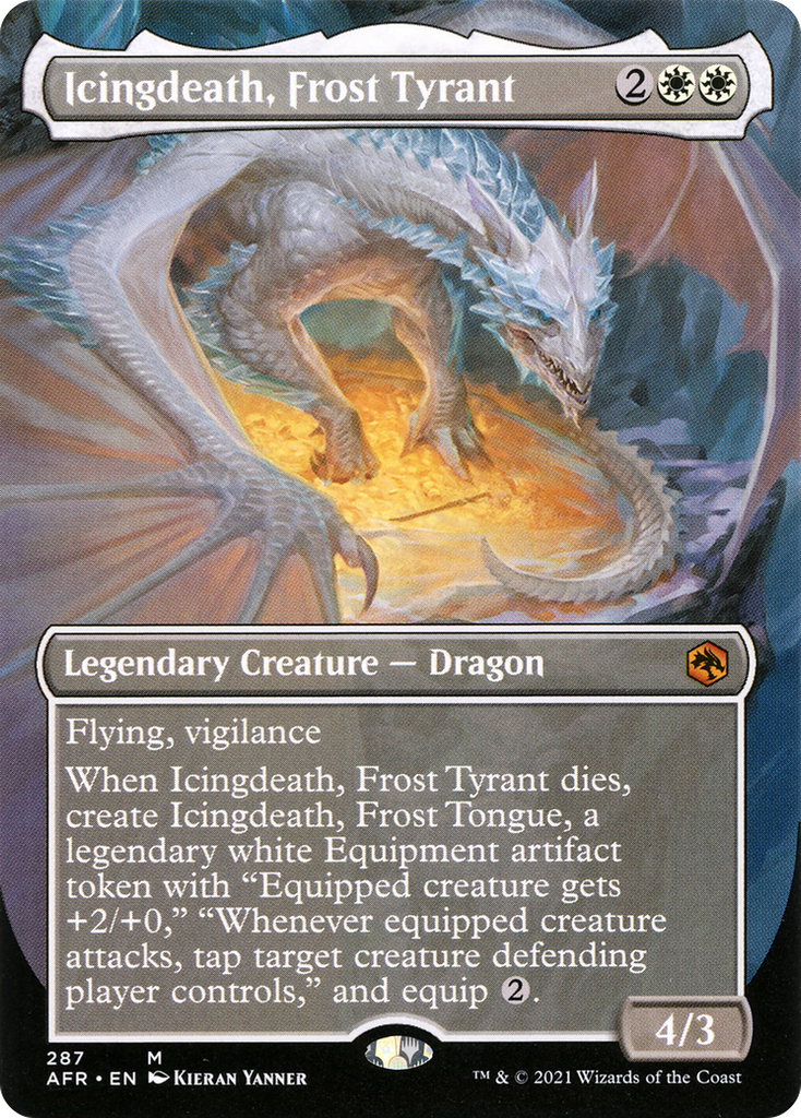 Magic: The Gathering - Icingdeath, Frost Tyrant Foil - Adventures in the Forgotten Realms