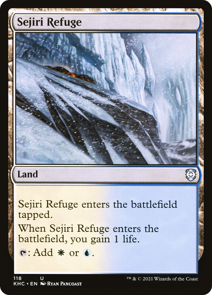 Magic: The Gathering - Sejiri Refuge - Kaldheim Commander