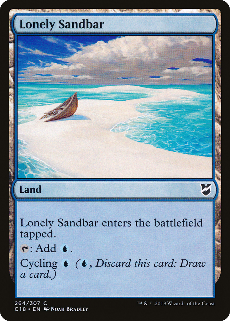 Magic: The Gathering - Lonely Sandbar - Commander 2018