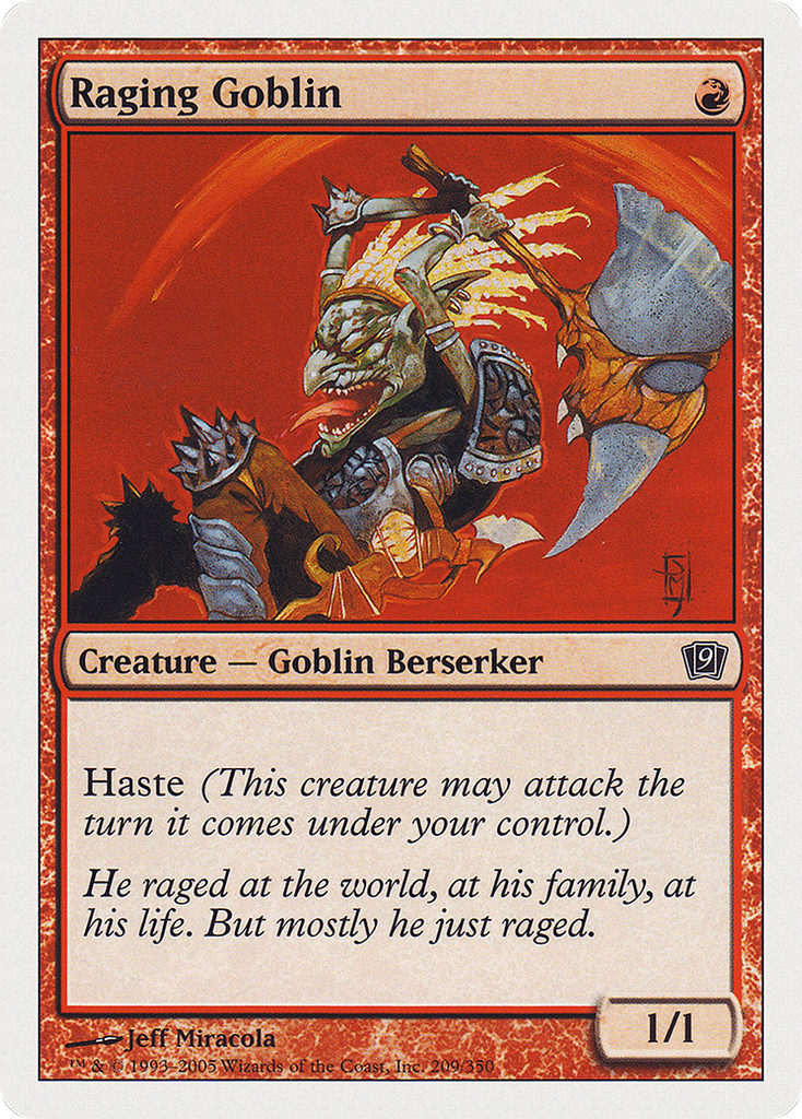 Magic: The Gathering - Raging Goblin - Ninth Edition