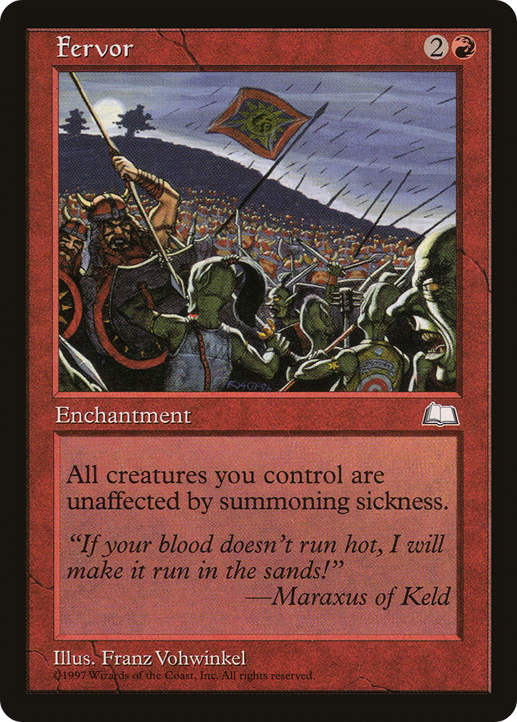 Magic: The Gathering - Fervor - Weatherlight