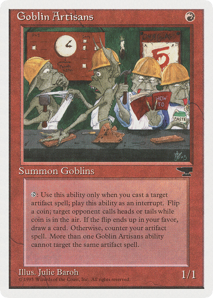 Magic: The Gathering - Goblin Artisans - Chronicles