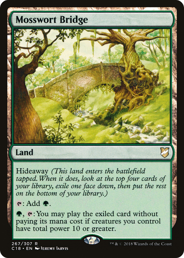 Magic: The Gathering - Mosswort Bridge - Commander 2018