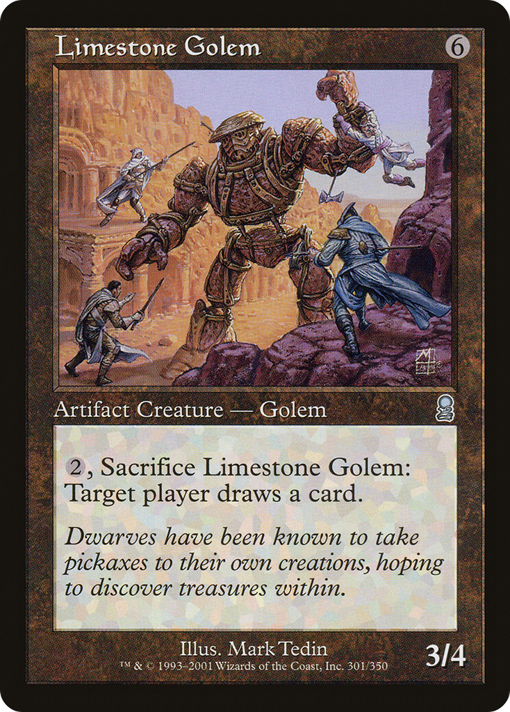 Magic: The Gathering - Limestone Golem - Odyssey