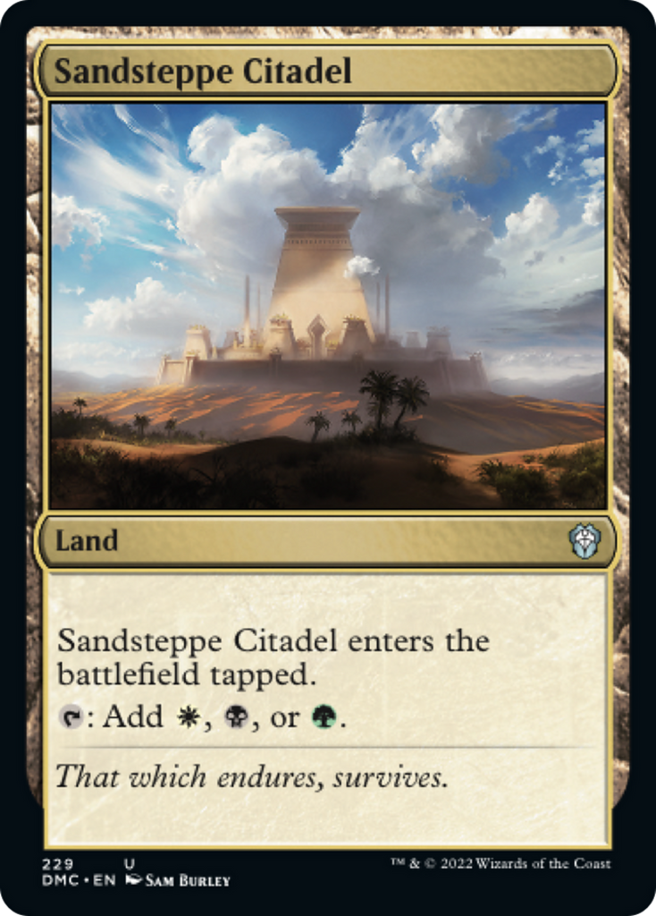 Magic: The Gathering - Sandsteppe Citadel - Dominaria United Commander