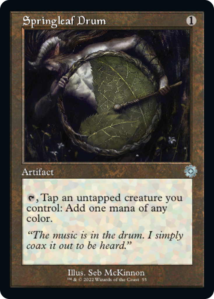 Magic: The Gathering - Springleaf Drum - The Brothers' War Retro Artifacts