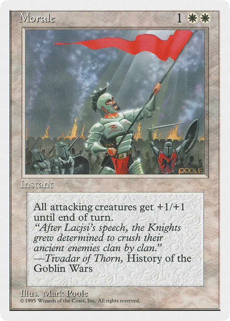 Magic: The Gathering - Morale - Fourth Edition