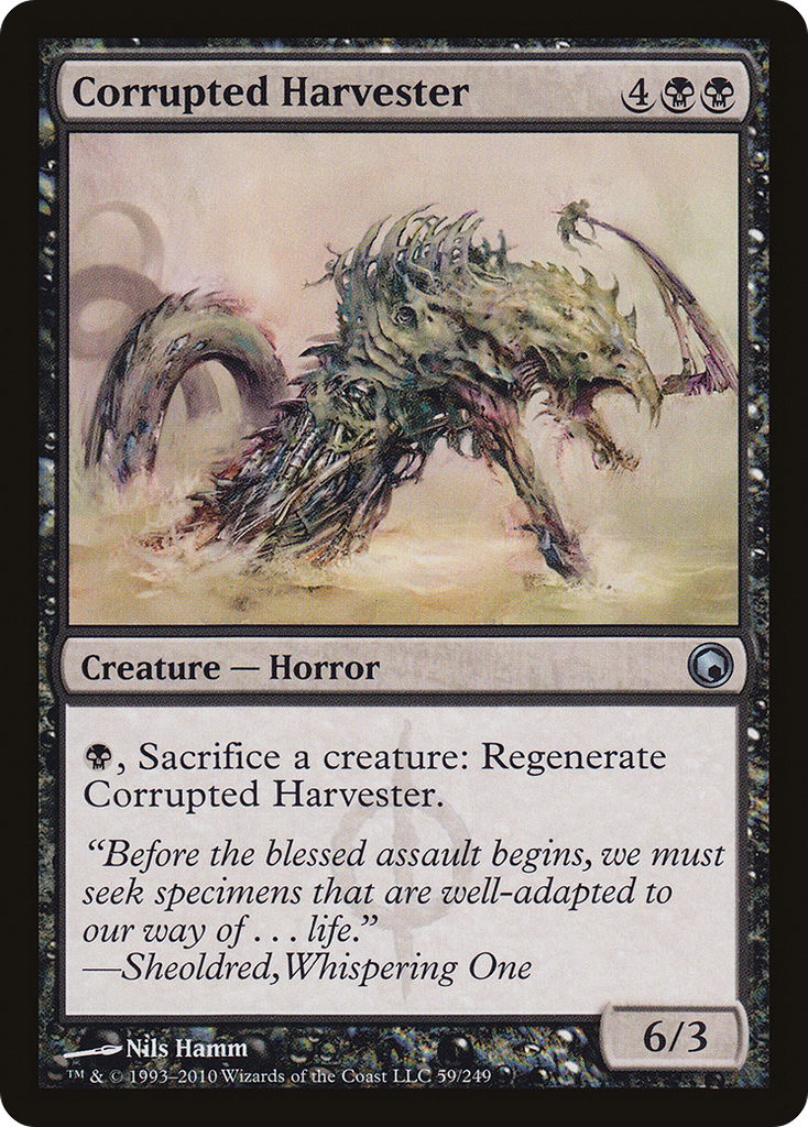 Magic: The Gathering - Corrupted Harvester - Scars of Mirrodin