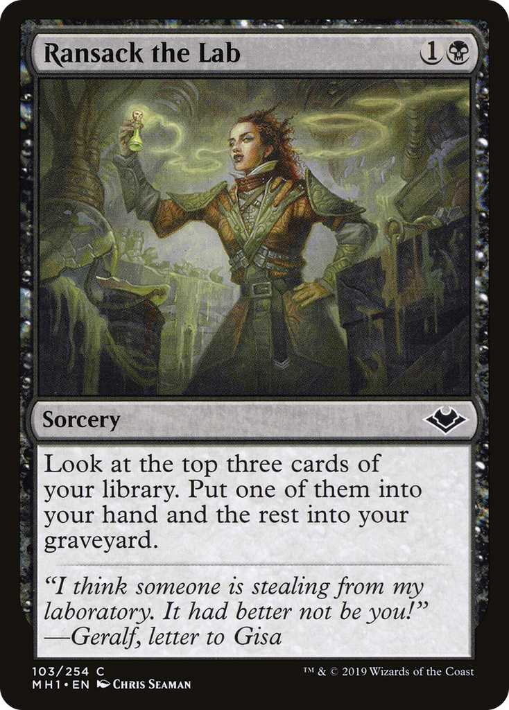 Magic: The Gathering - Ransack the Lab Foil - Modern Horizons