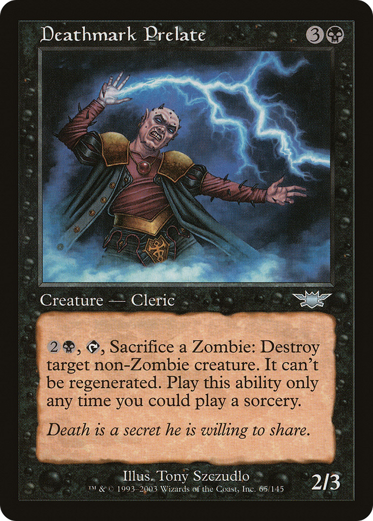 Magic: The Gathering - Deathmark Prelate - Legions