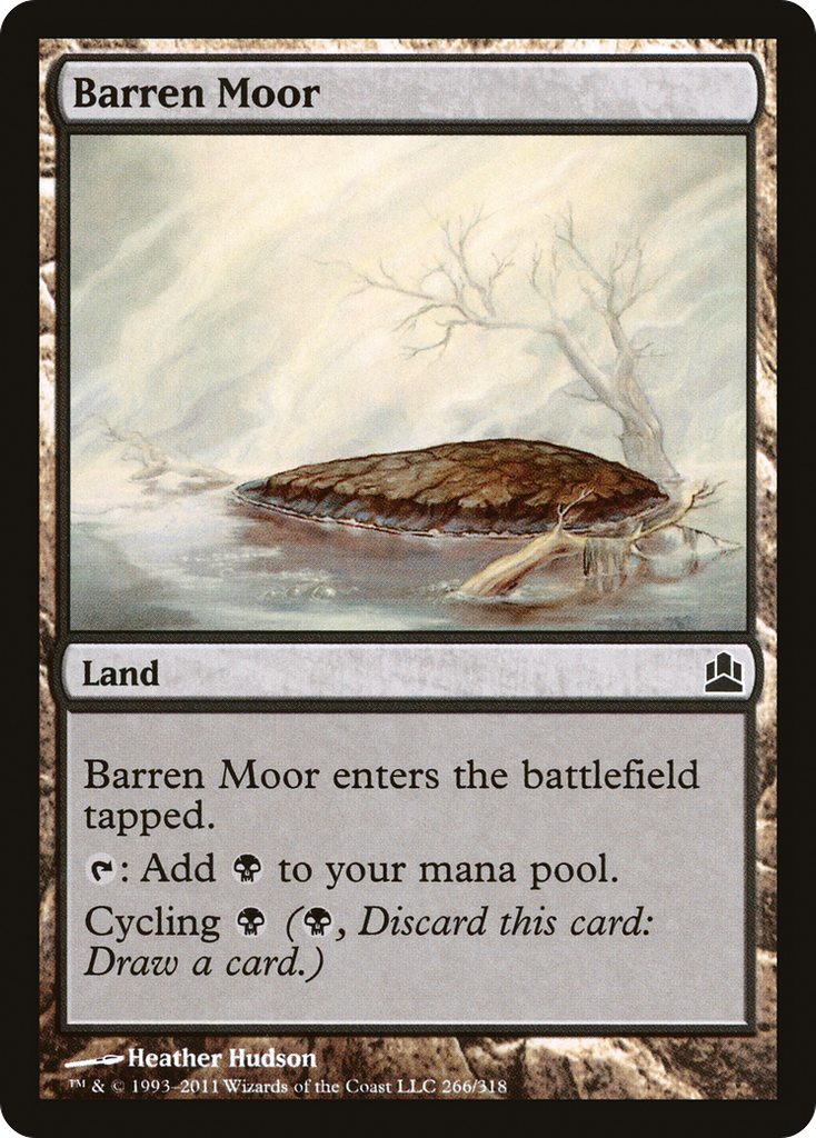 Magic: The Gathering - Barren Moor - Commander 2011