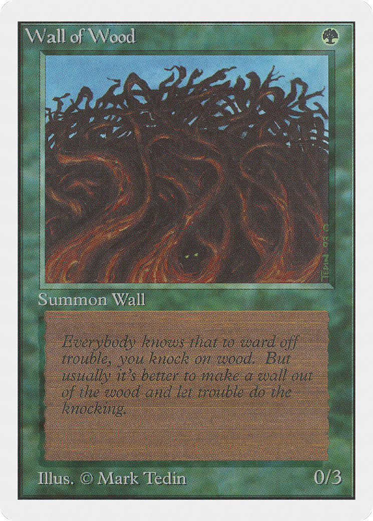 Magic: The Gathering - Wall of Wood - Unlimited Edition