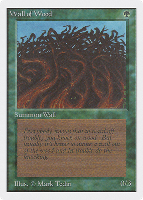 Magic: The Gathering - Wall of Wood - Unlimited Edition