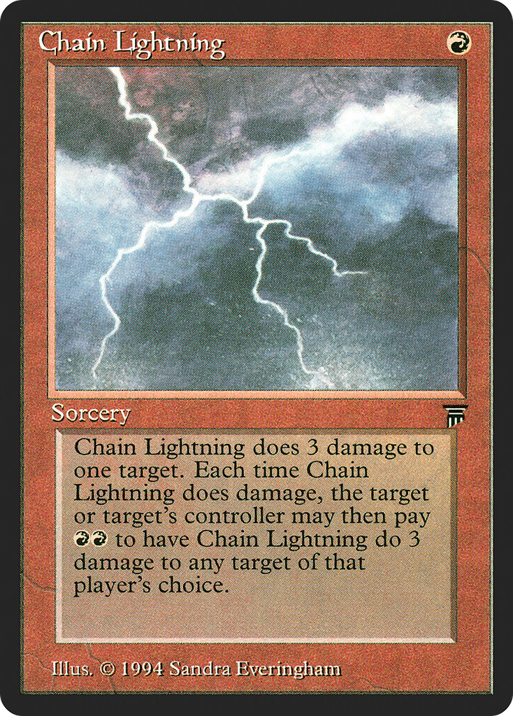Magic: The Gathering - Chain Lightning - Legends