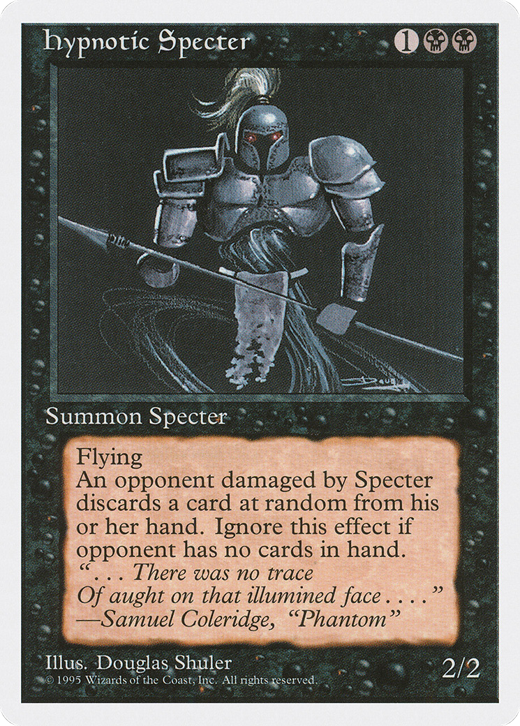 Magic: The Gathering - Hypnotic Specter - Fourth Edition