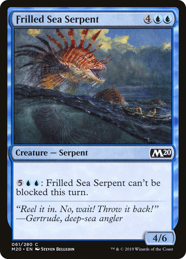 Magic: The Gathering - Frilled Sea Serpent - Core Set 2020