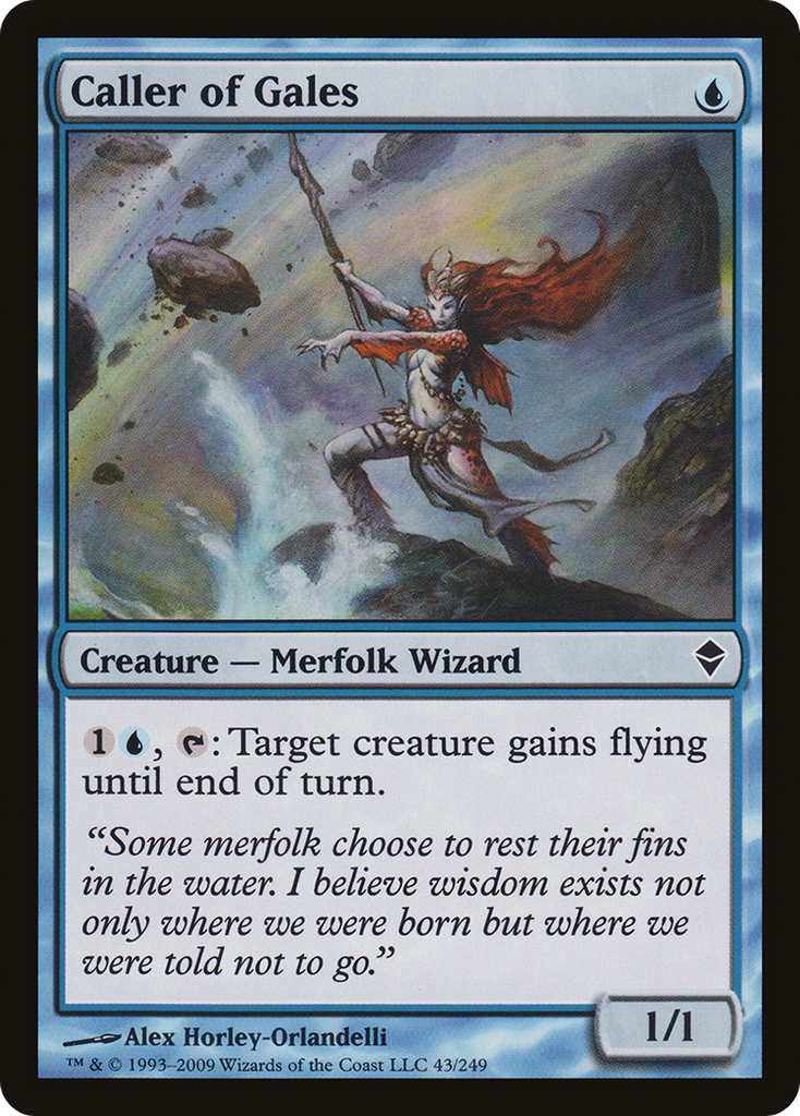 Magic: The Gathering - Caller of Gales - Zendikar