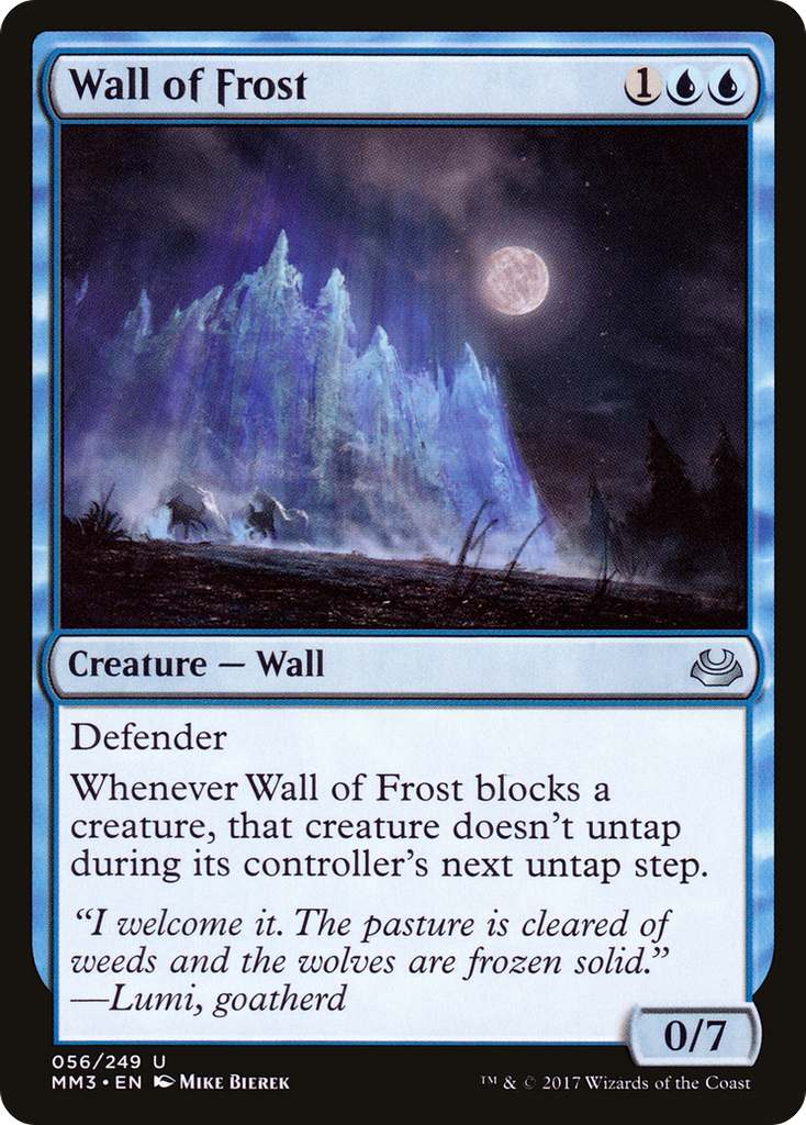 Magic: The Gathering - Wall of Frost - Modern Masters 2017