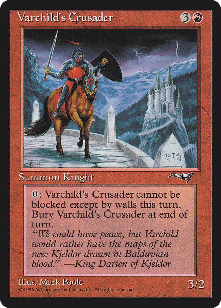 Magic: The Gathering - Varchild's Crusader - Alliances