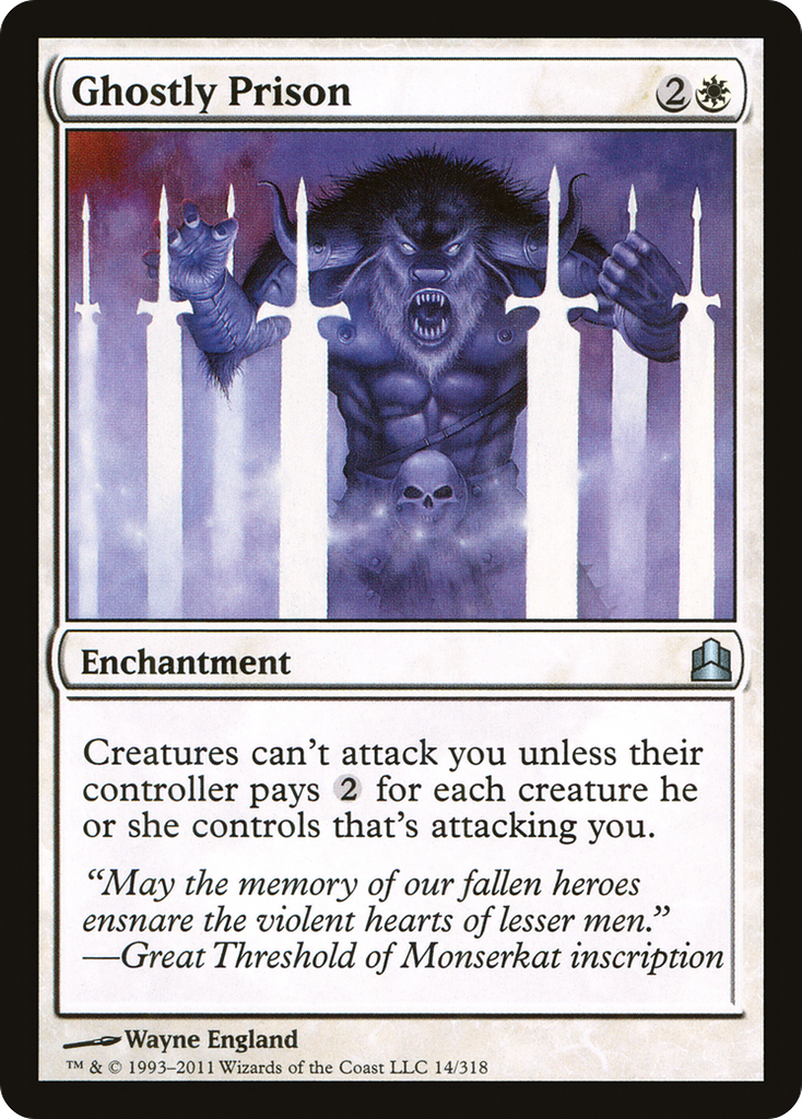 Magic: The Gathering - Ghostly Prison - Commander 2011