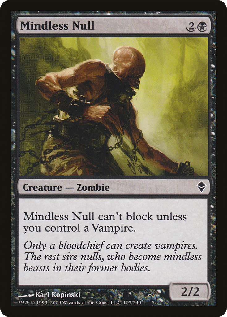 Magic: The Gathering - Mindless Null - Zendikar