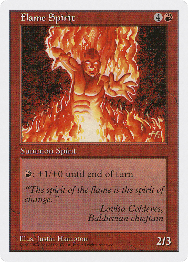 Magic: The Gathering - Flame Spirit - Fifth Edition