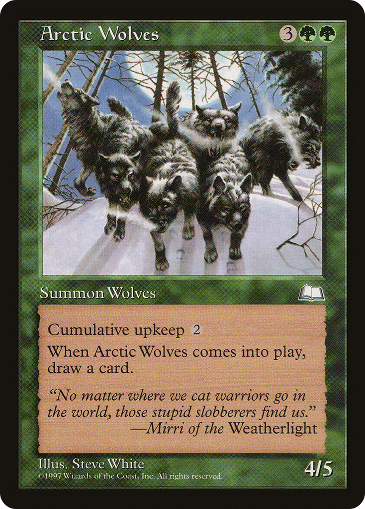 Magic: The Gathering - Arctic Wolves - Weatherlight