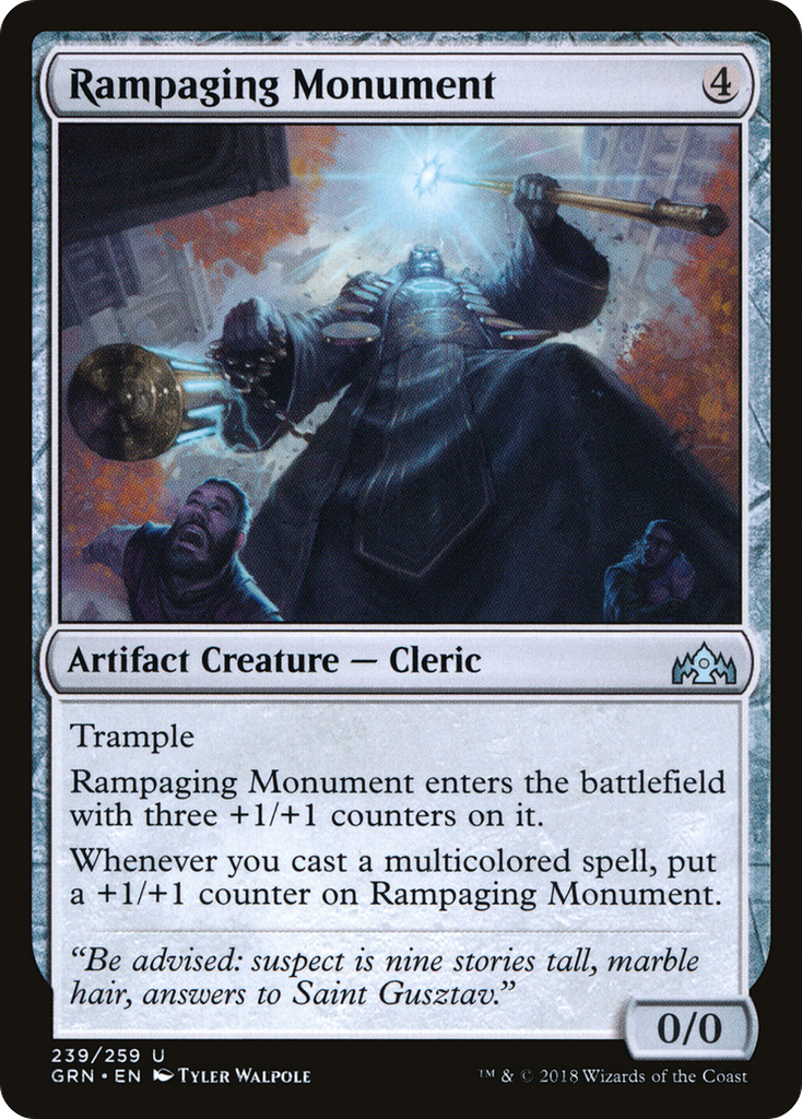 Magic: The Gathering - Rampaging Monument - Guilds of Ravnica