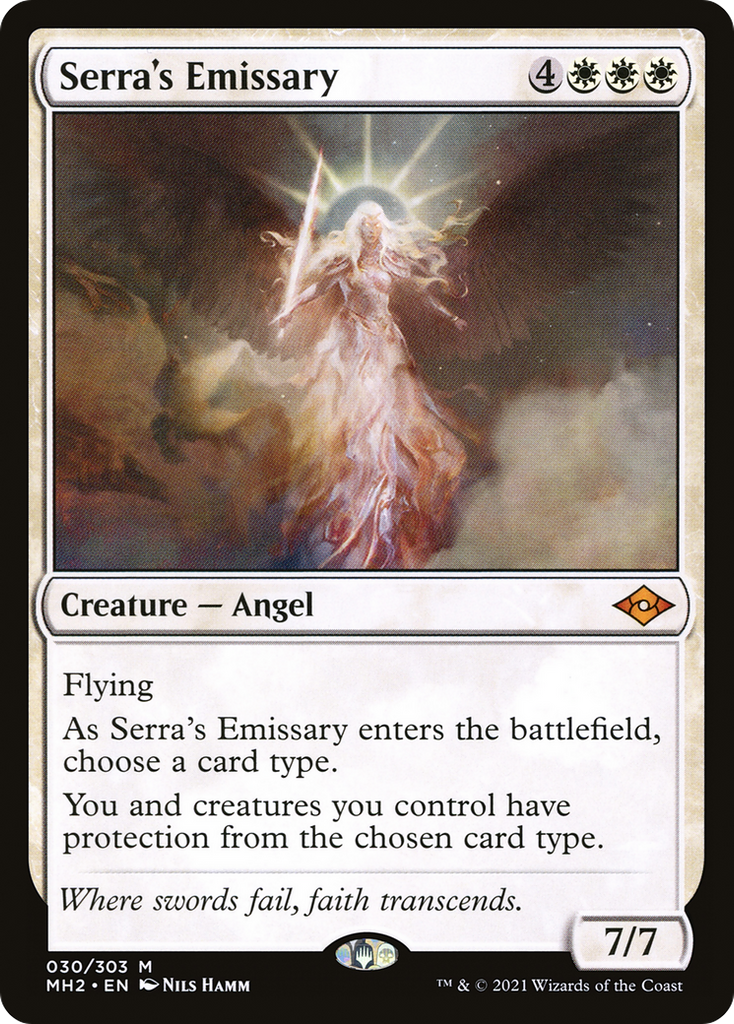 Magic: The Gathering - Serra's Emissary Foil - Modern Horizons 2