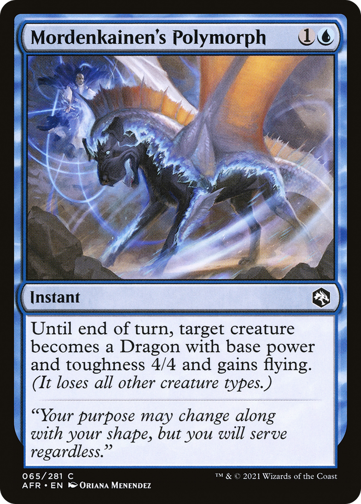 Magic: The Gathering - Mordenkainen's Polymorph - Adventures in the Forgotten Realms