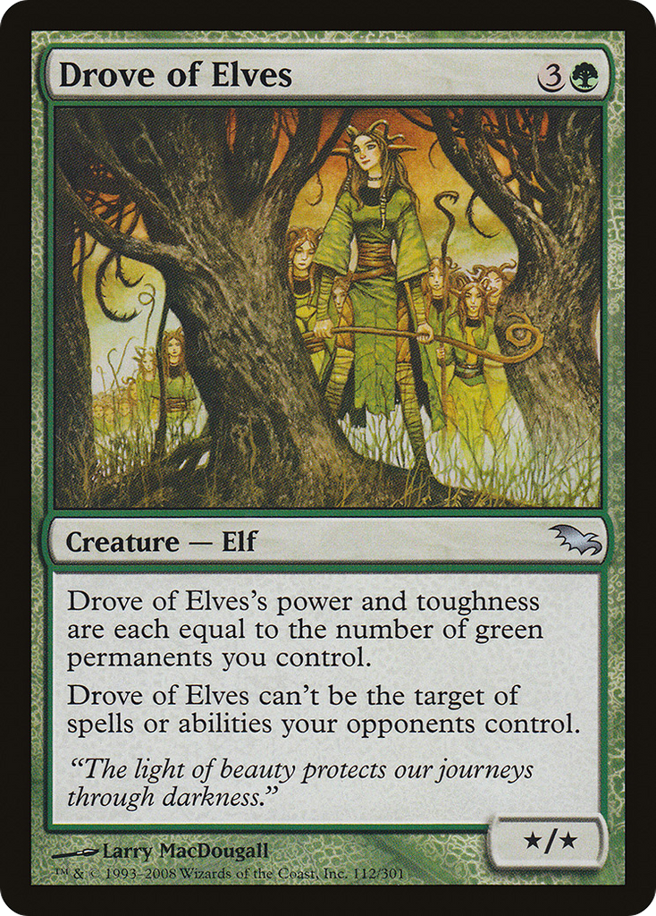 Magic: The Gathering - Drove of Elves - Shadowmoor