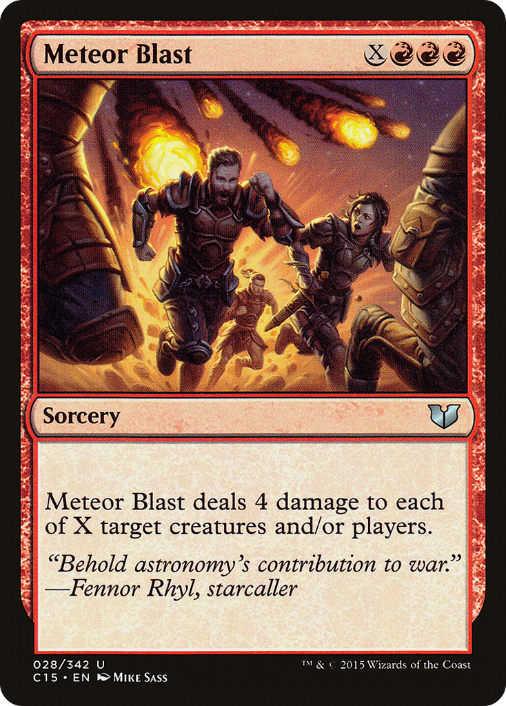 Magic: The Gathering - Meteor Blast - Commander 2015