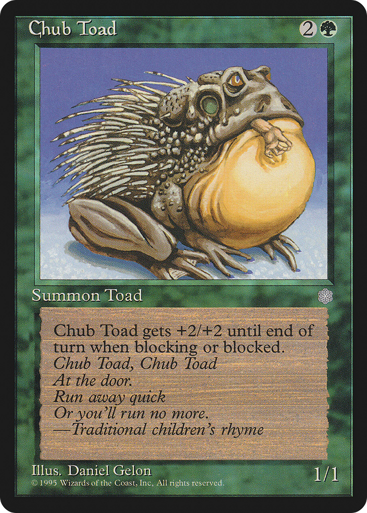 Magic: The Gathering - Chub Toad - Ice Age