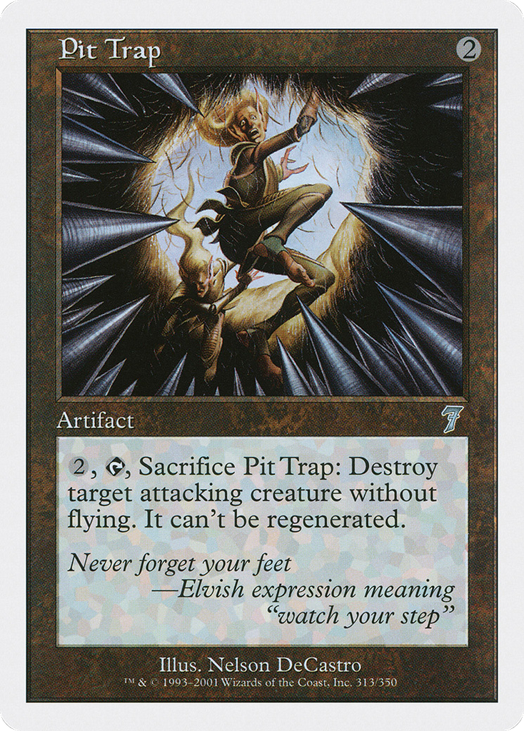 Magic: The Gathering - Pit Trap - Seventh Edition