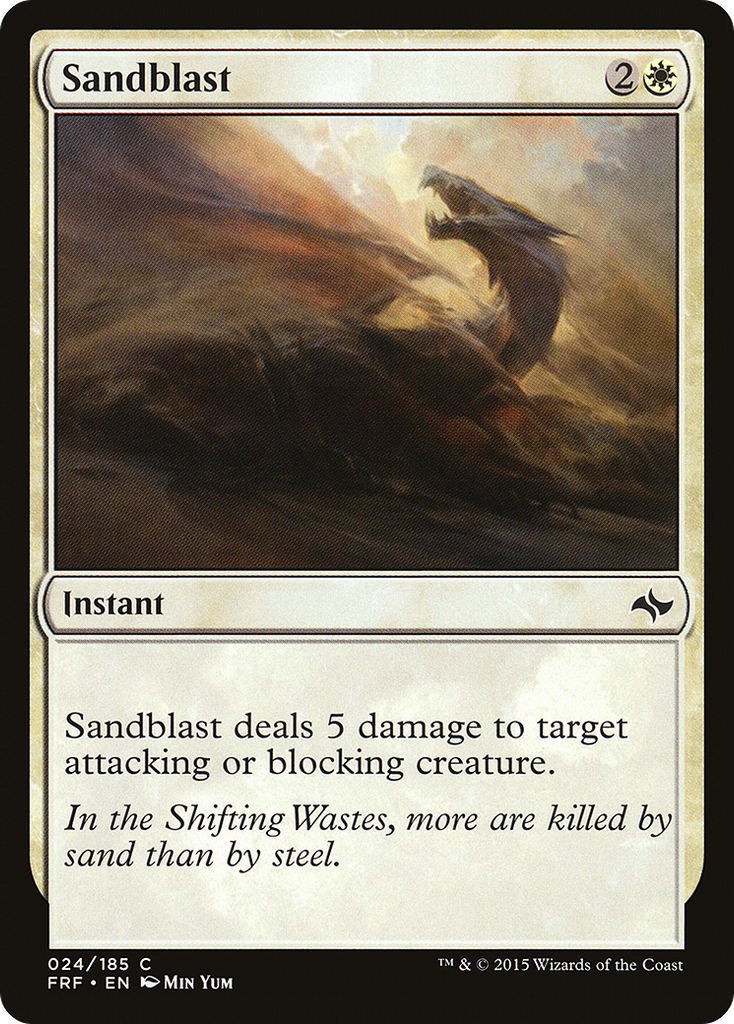 Magic: The Gathering - Sandblast - Fate Reforged